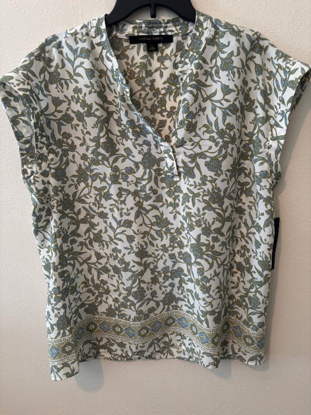 Cynthia Steffe Multi-Color Blouse - Size XL